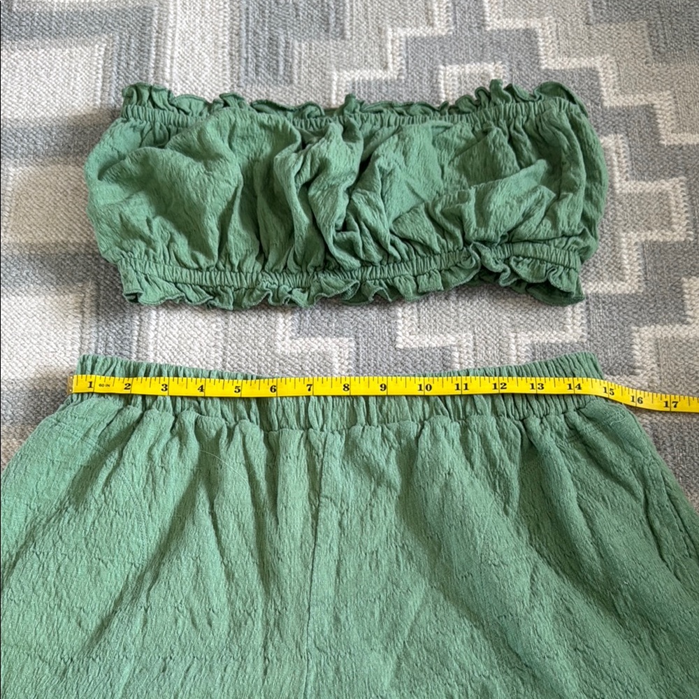 Free People Beach Ruffled Crop Top and Shorts Set - Picture 5 of 6
